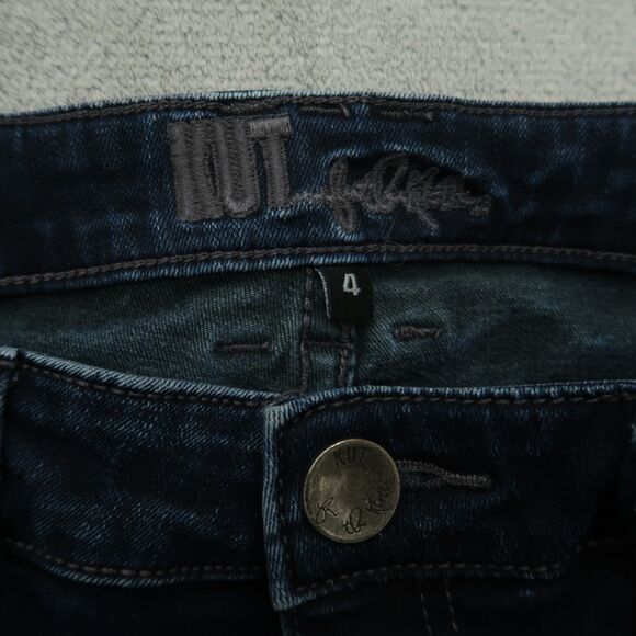 KUT from the Kloth Jeans Women's Size 4 Blue Low-Rise Skinny Denim 30" Inseam - Picture 9 of 16